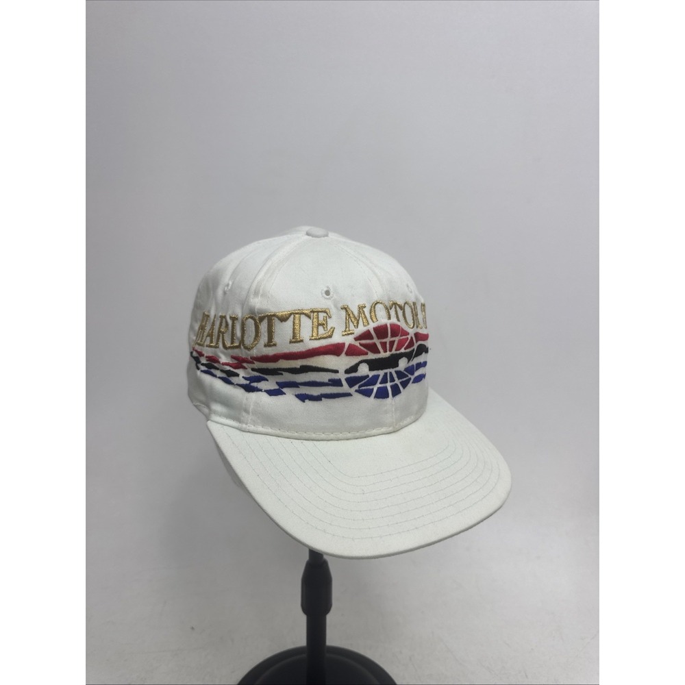 Vintage NASCAR Charlotte Motor Speedway SnapBack Cap Cleaned & Starched